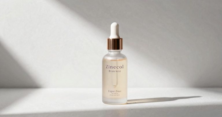 zinc liquide: zinecol biorniz pour peau éclatante et durable