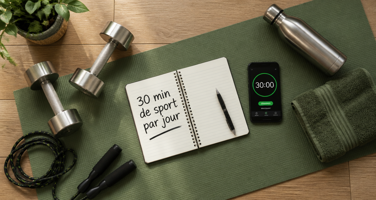 30 min de sport par jour accessoires fitness