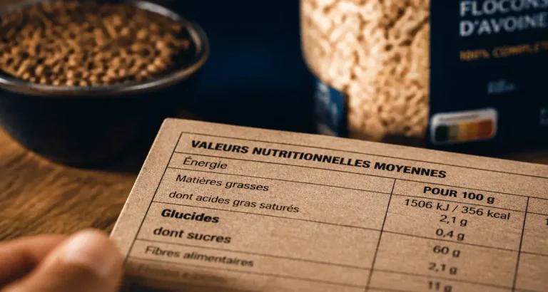 Difference entre glucide et sucre sur une étiquette nutritionnelle, glucides et dont sucres