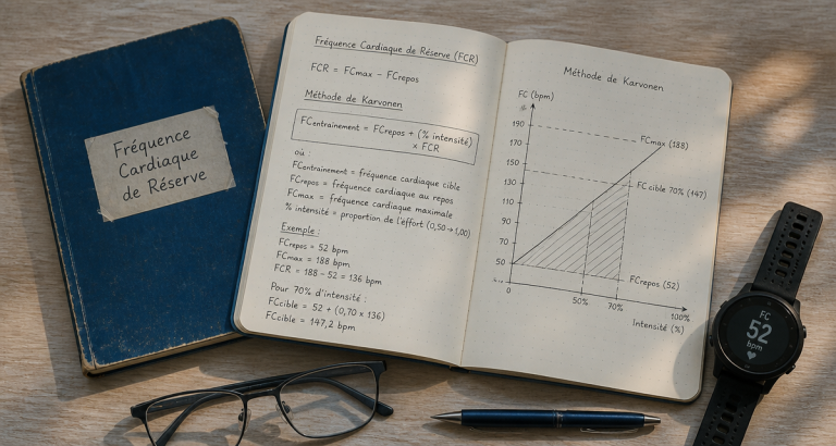 frequence cardiaque de reserve carnet formule karvonen