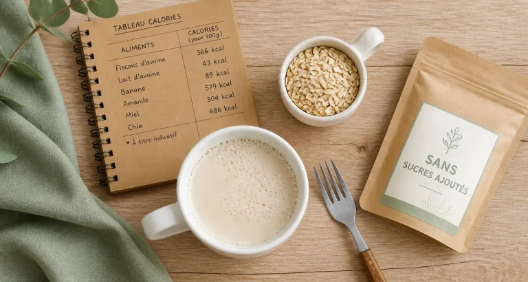 Lait d avoine pour maigrir, glucides cachés : flocons et lait sans sucres ajoutés