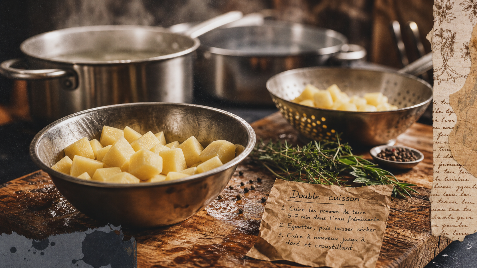 Potassium dans les pommes de terre : cuisson pour le réduire