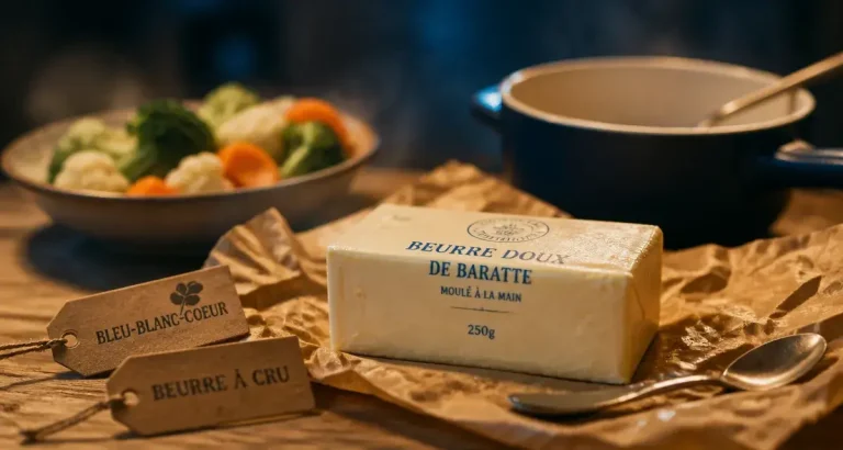 Quel beurre bon pour la sante : beurre à cru Bleu-Blanc-Cœur