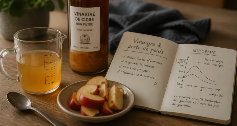 Vinaigre de cidre perdre 10 kilos avis, verre doseur et pommes