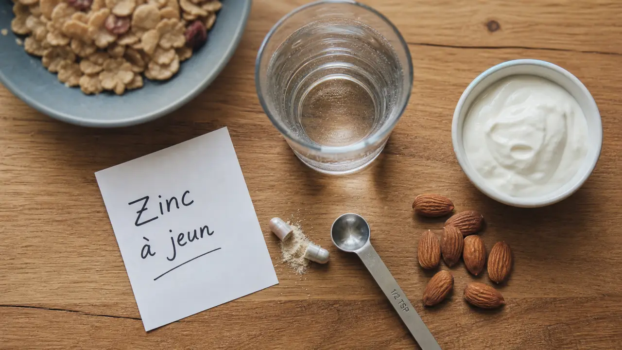 Comment prendre le zinc : gélule au jeun ou au repas, avec eau et collation