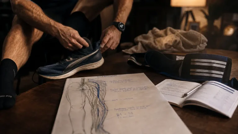 Courir avec une sciatique : adapter, s’arrêter, reprendre