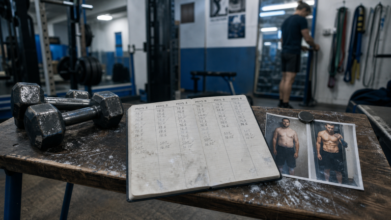 Fitness avant apres 6 mois : -17 kg et +8 kg de muscle