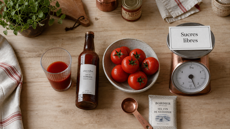 Les méfaits du jus de tomate : acidité et sucres libres
