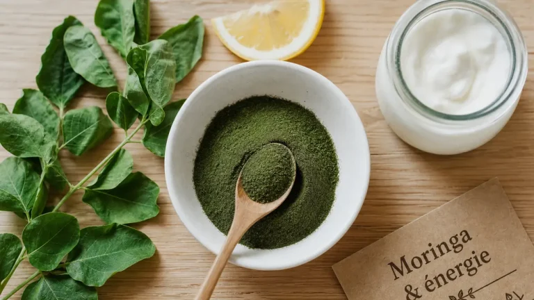 Poudre de moringa bienfait : dose 2 à 6 g et précautions