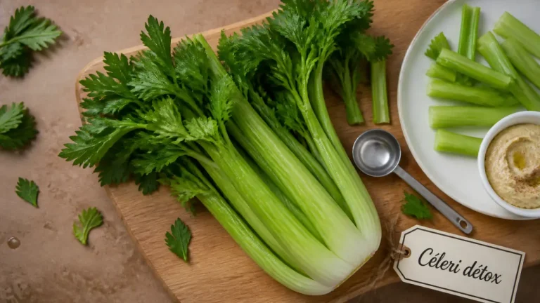 Celeri branche bienfaits : fibres, potassium et digestion
