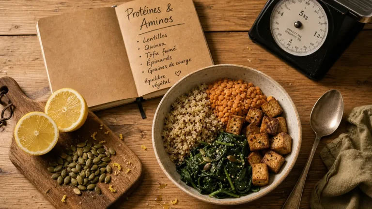 Pourquoi manger des proteines : bol de quinoa et tofu, acides aminés pour la santé