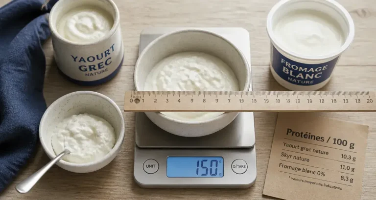 Yaourt proteine skyr ou grec : protéines 10 g/100 g