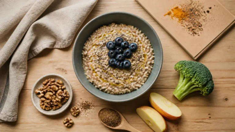 30 aliments excellents pour votre cœur : porridge avoine, myrtilles, chia et huile d’olive