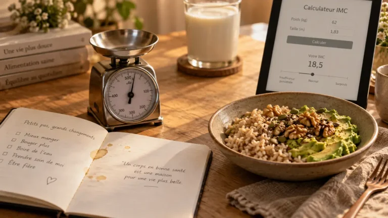 Grossir comment : repas équilibré et repère IMC 18,5