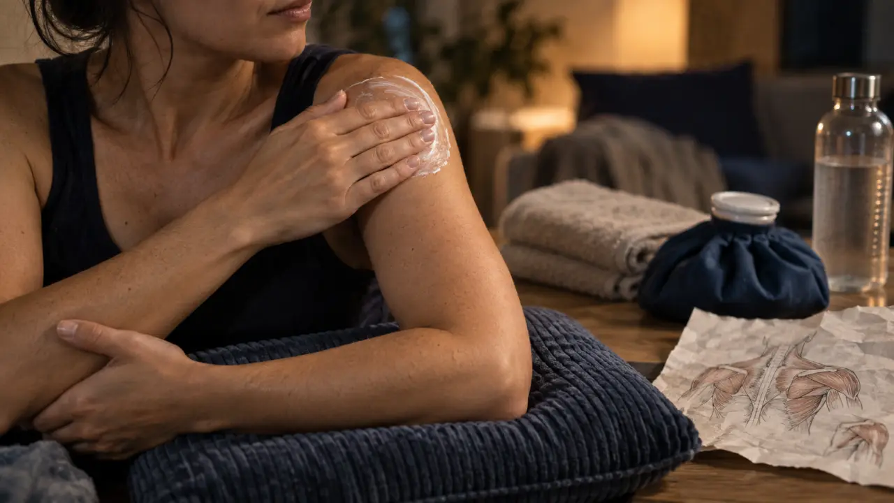 tendinite épaule massage : auto-massage de l’épaule pour soulager le tendon