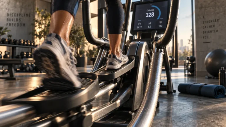 Vélo elliptique perte de poids en salle de sport, 45 minutes