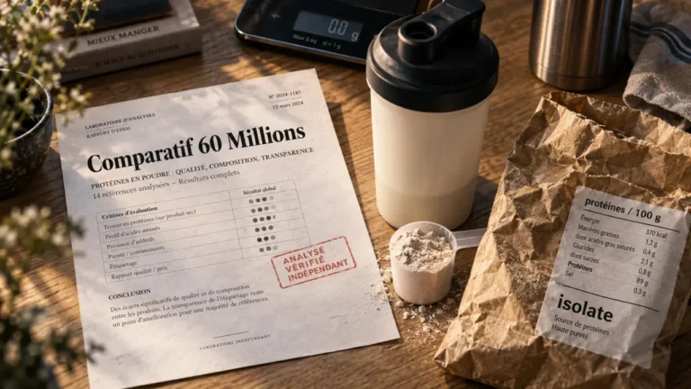 Meilleure whey 60 millions de consommateur : pureté et analyse laboratoire